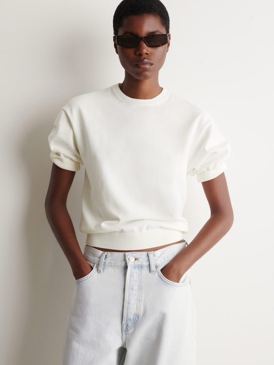 COS Tops - NWT (size small) COS KNITTED COTTON T-SHIRT